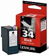  Lexmark 34 Z815, X5250 Black 18C0034E